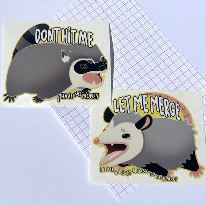 Trash Buddies Car Decals