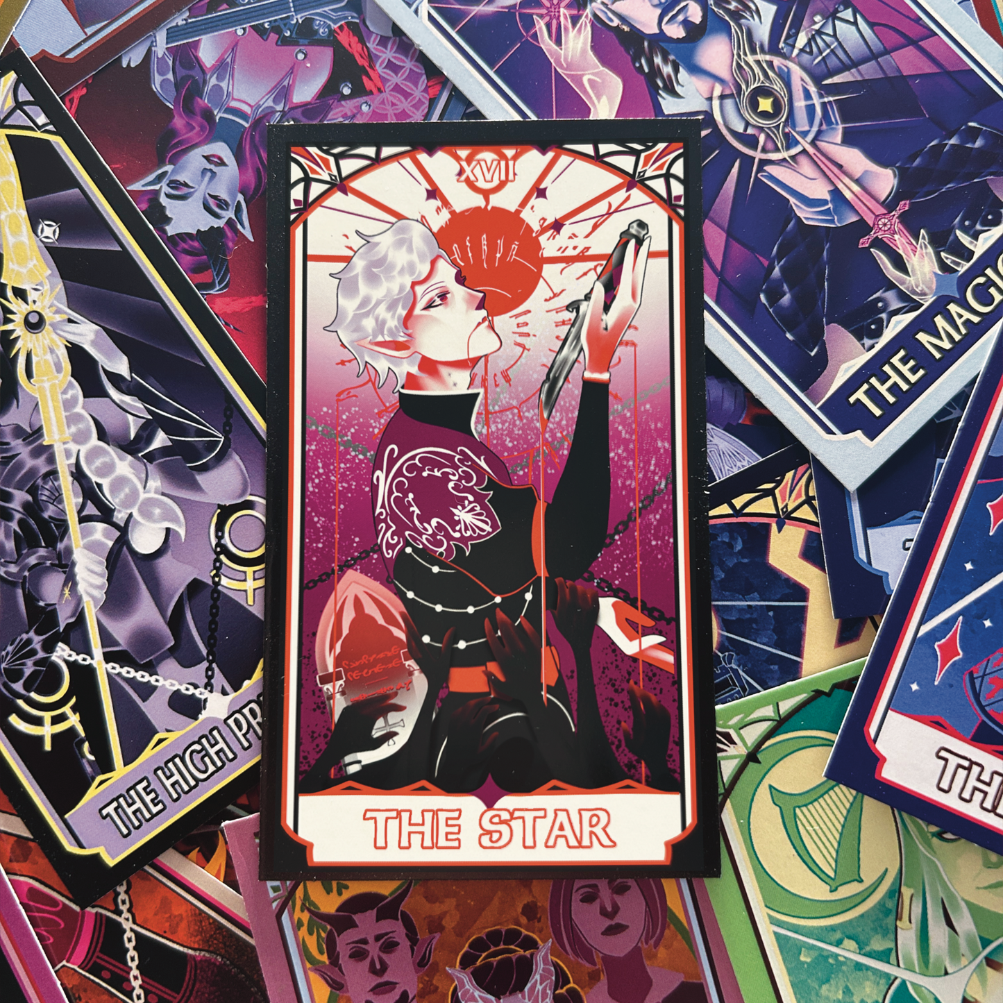 Tarot Print Set: Baldur's Gate 3 Inspired