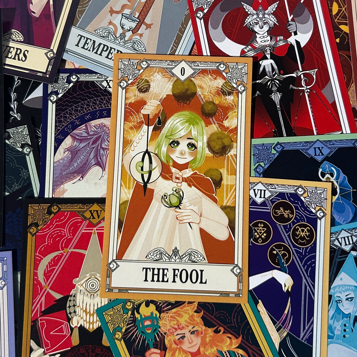 Tarot Print Set: Witch Hat Atelier Inspired