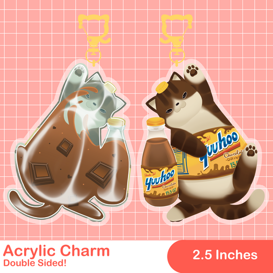 Soda Cats: YuuHoo Cat Acrylic Charm
