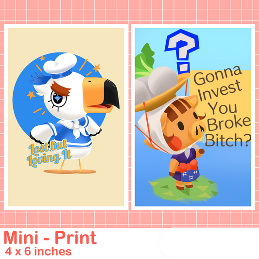 Animal Crossing Mini Prints