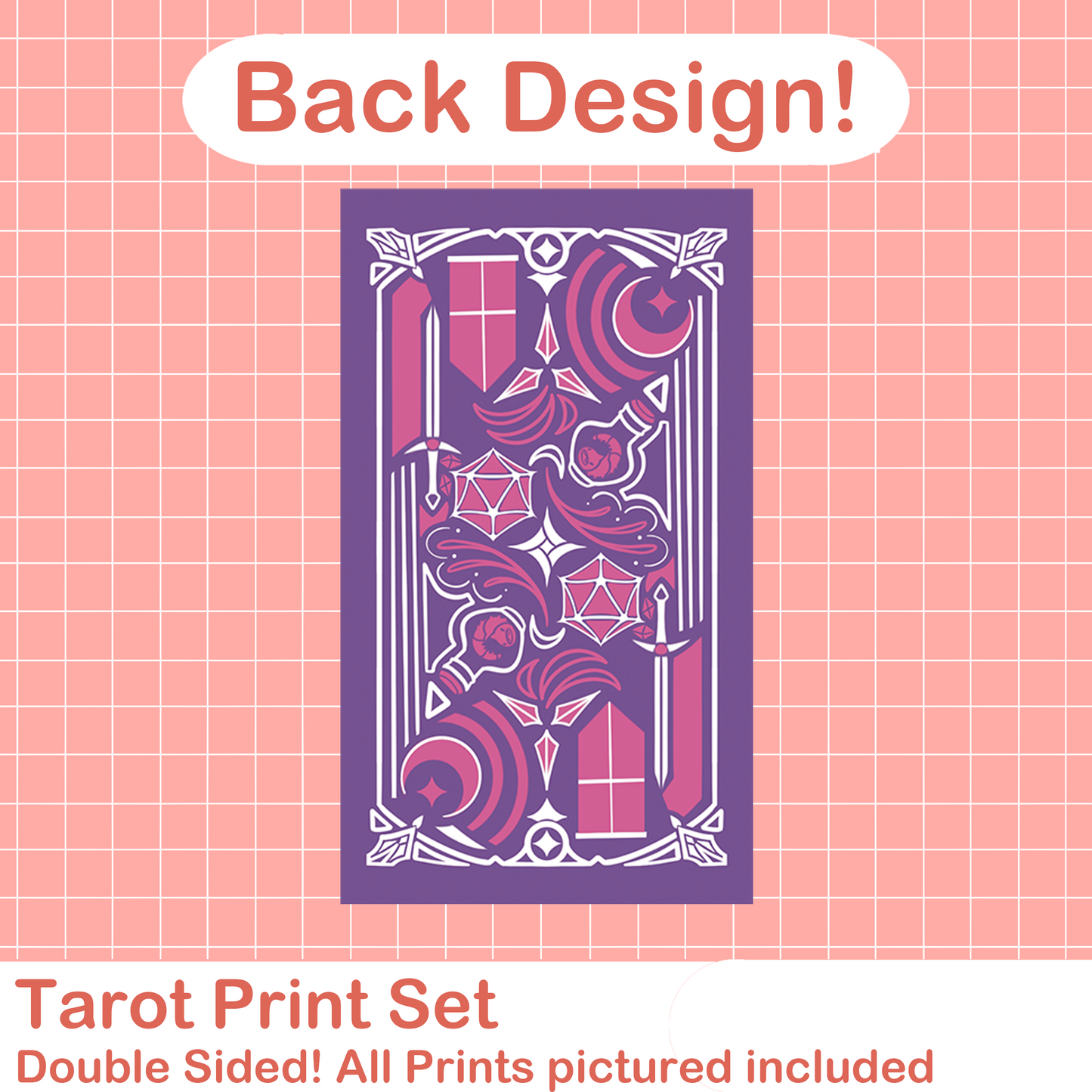Tarot Print Set: Baldur's Gate 3 Inspired