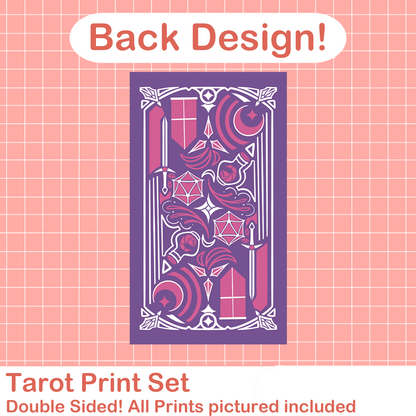 Tarot Print Set: Baldur's Gate 3 Inspired