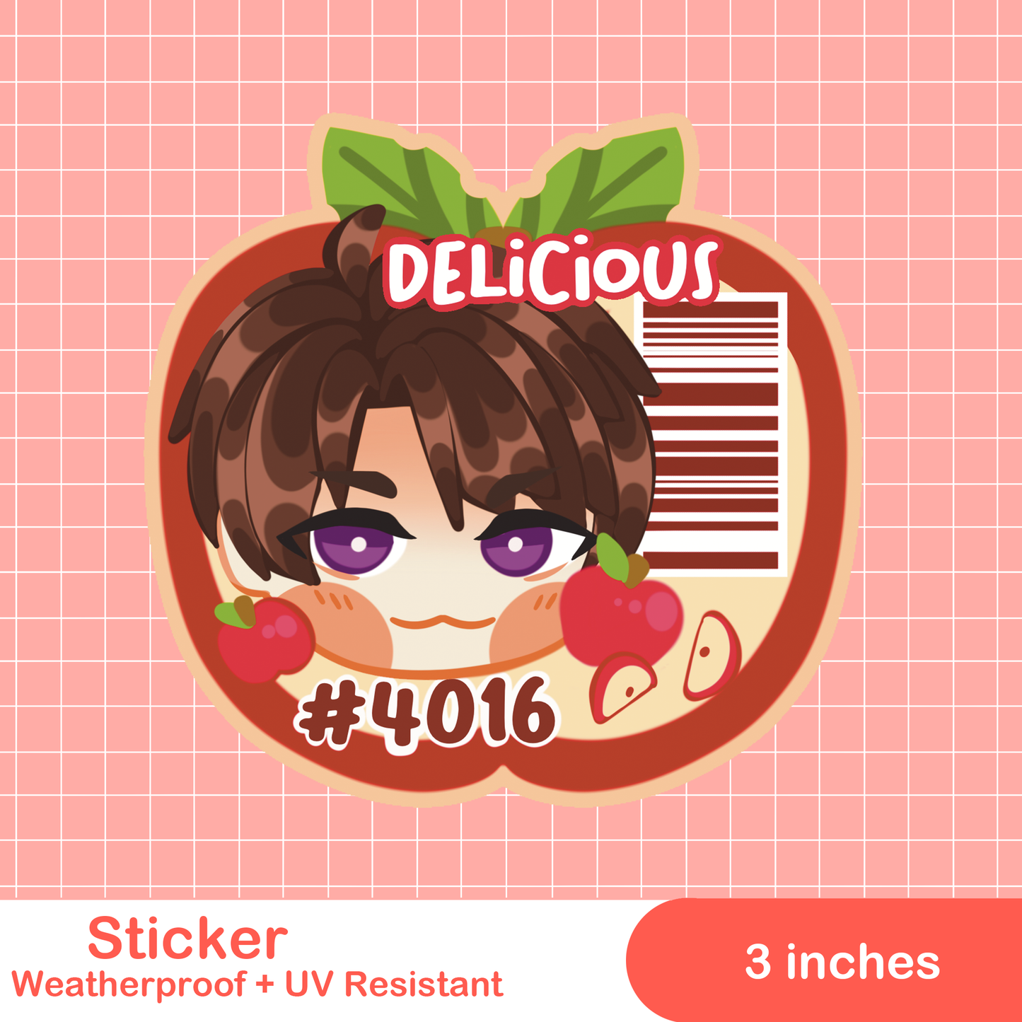 LADS Fruit Stickers
