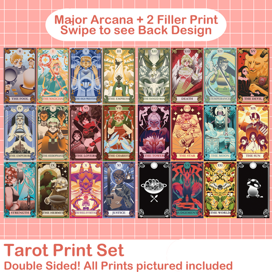 Tarot Print Set: Dungeon Meshi Inspired