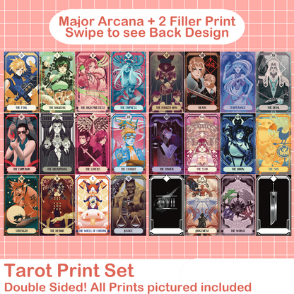 Tarot Print Set: Final Fantasy VII Inspired