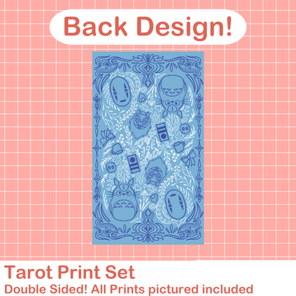 Tarot Print Set: Studio Ghibli Inspired