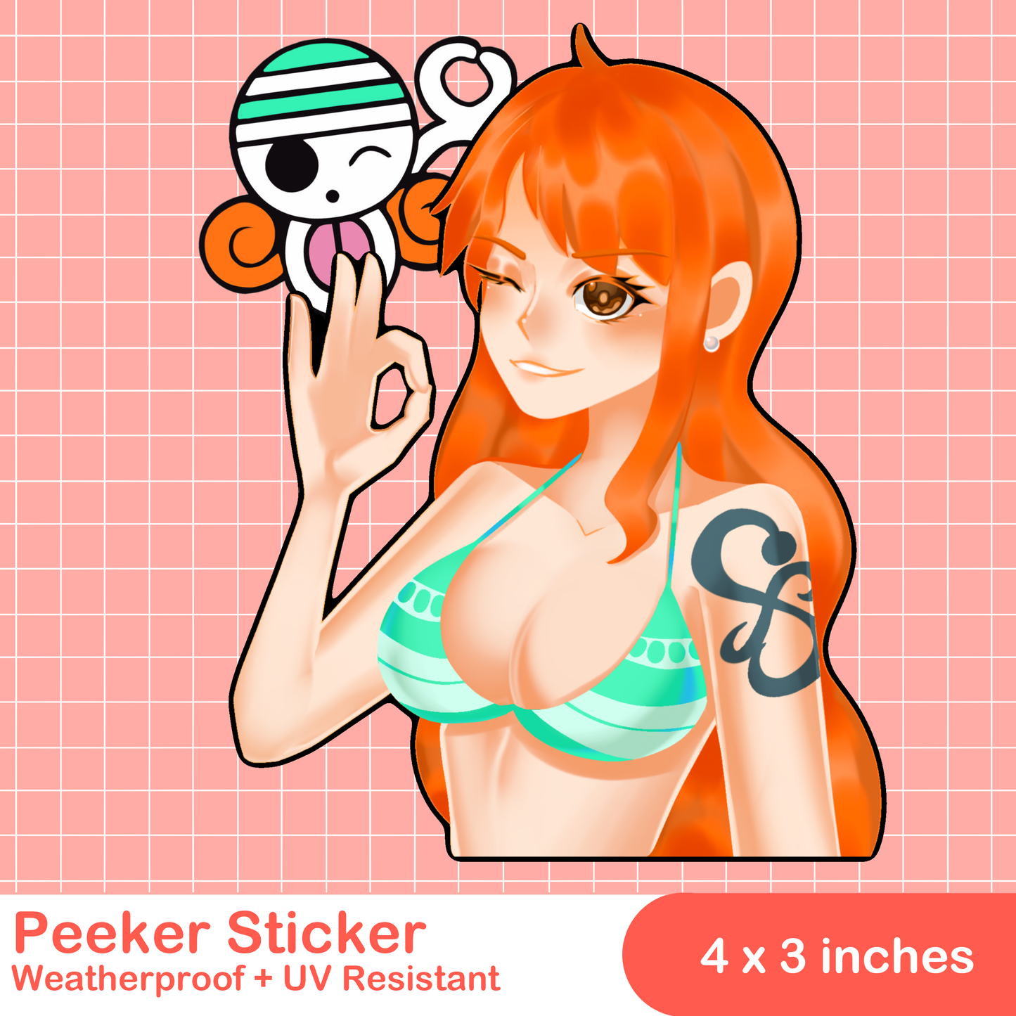 Nami Peeker Sticker