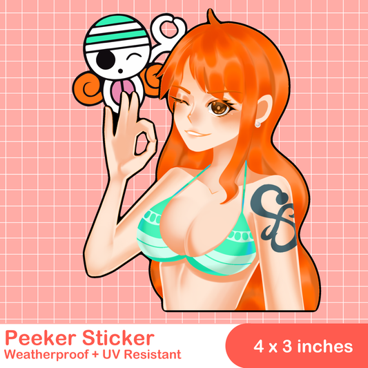 Nami Peeker Sticker