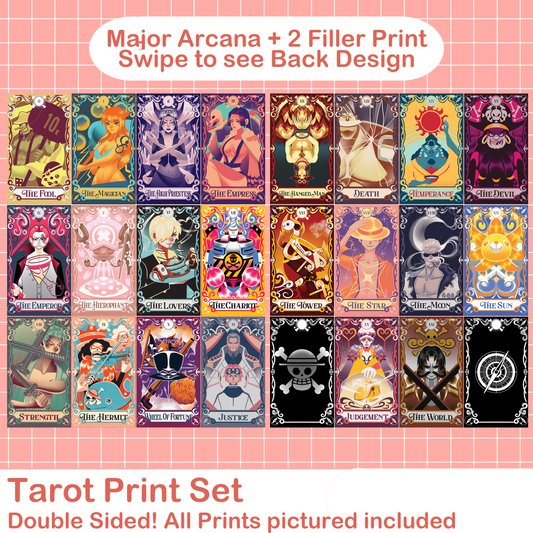 Tarot Print Set: One Piece Inspired