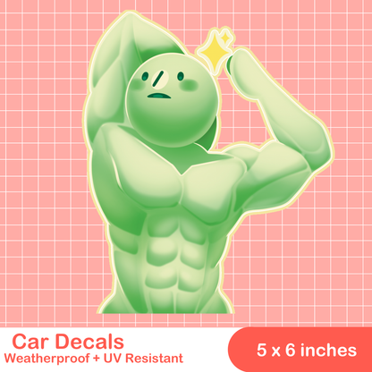 Smiski Car Decals