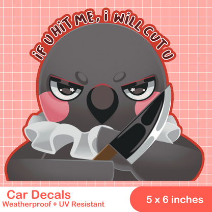 Love and Deepspace Car Decals