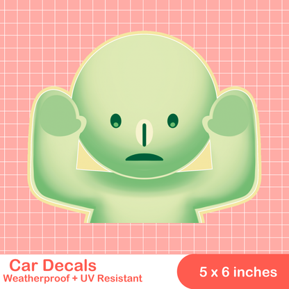 Smiski Car Decals