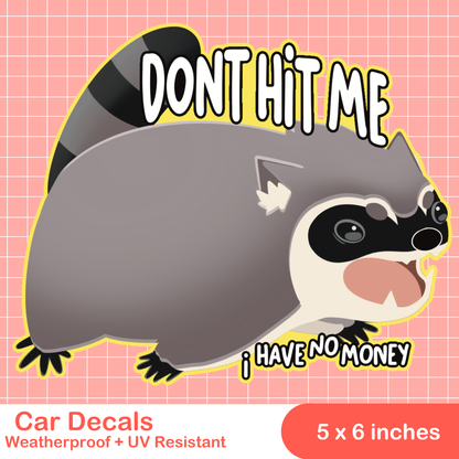 Trash Buddies Car Decals