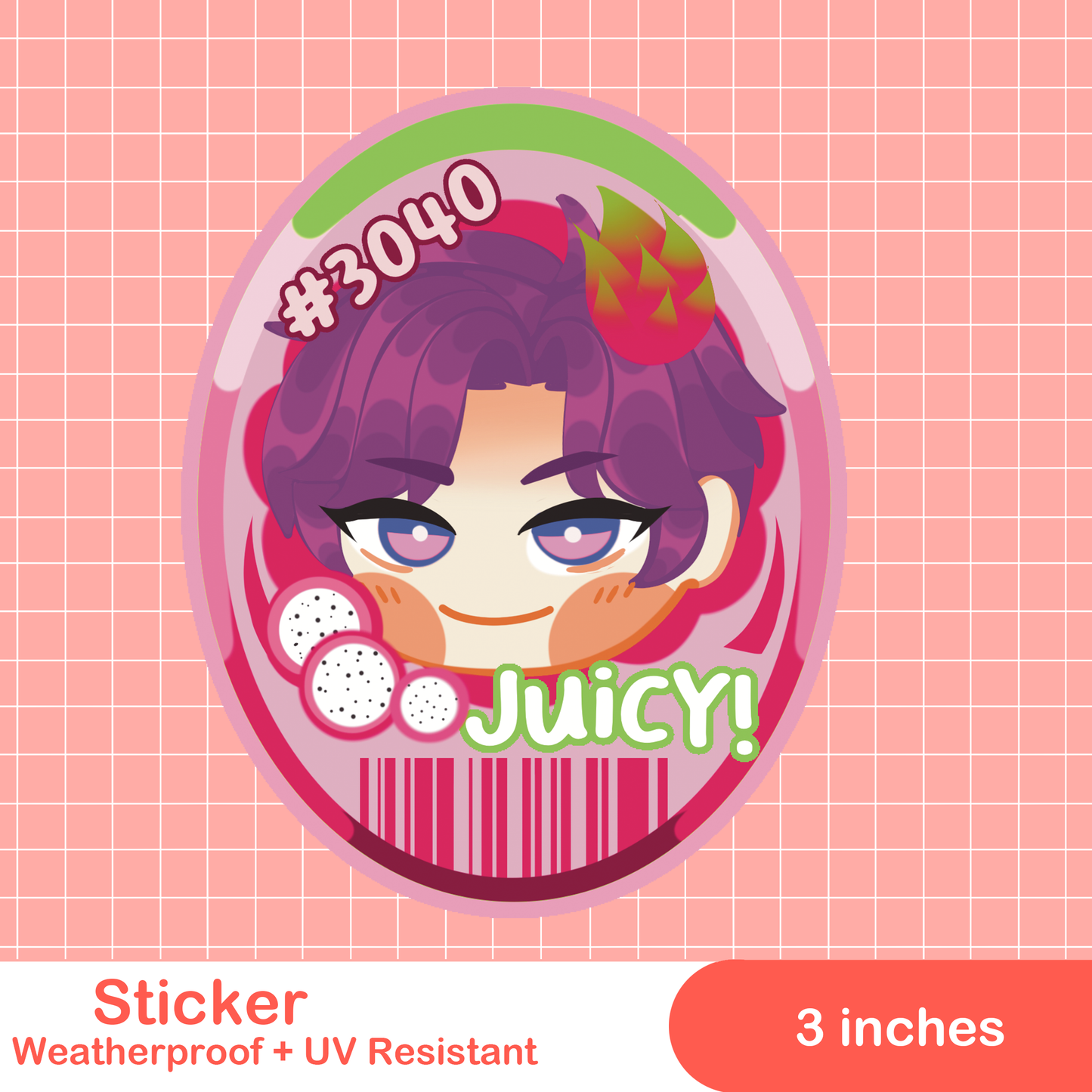 LADS Fruit Stickers