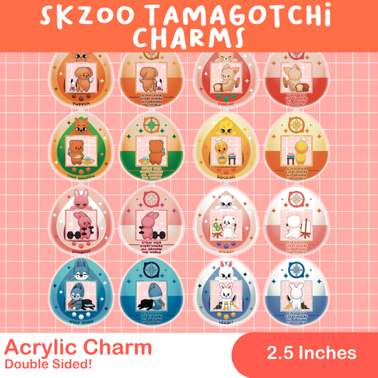 SKZOO Tamagotchi Acrylic Charm