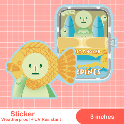 Summer Smiski Stickers