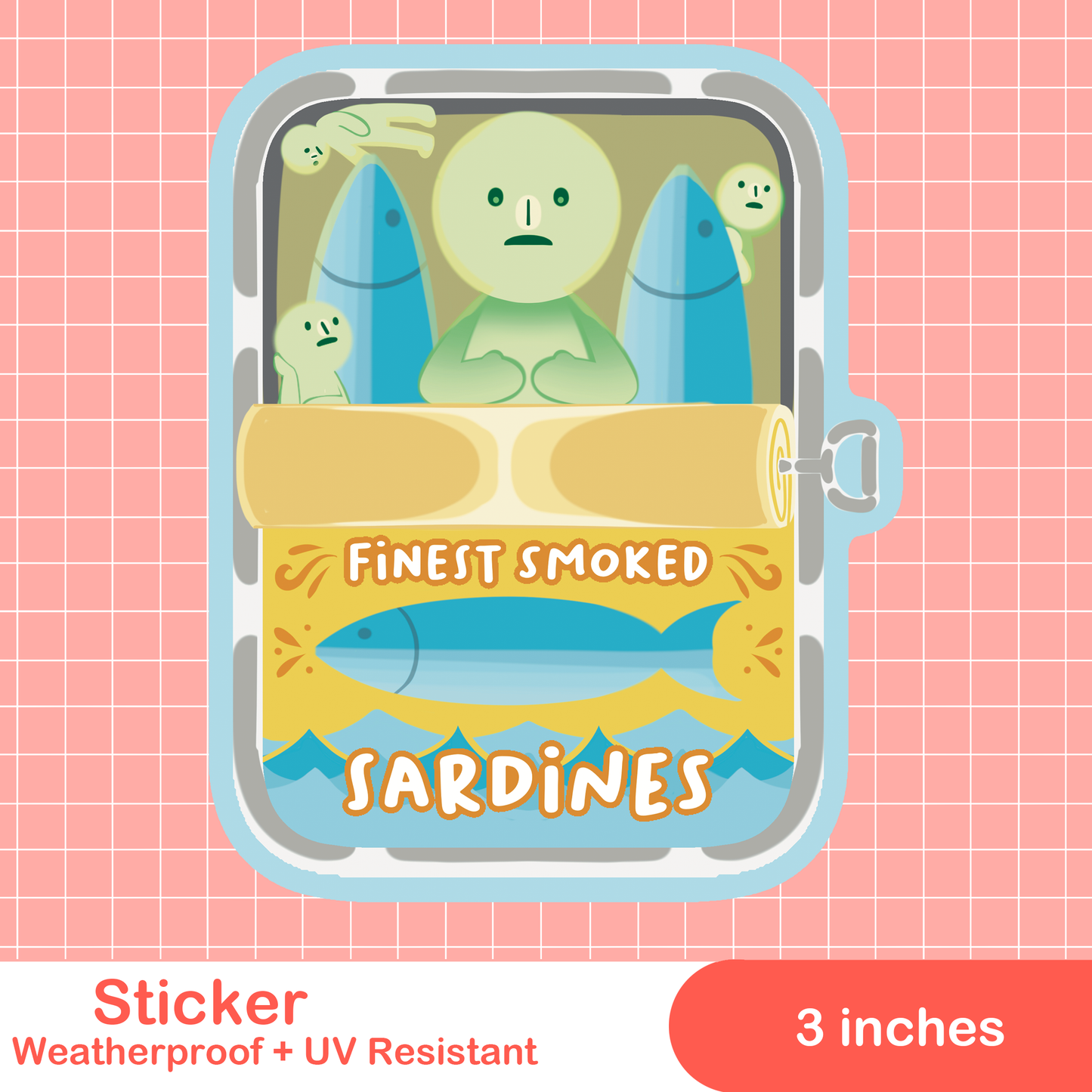 Summer Smiski Stickers