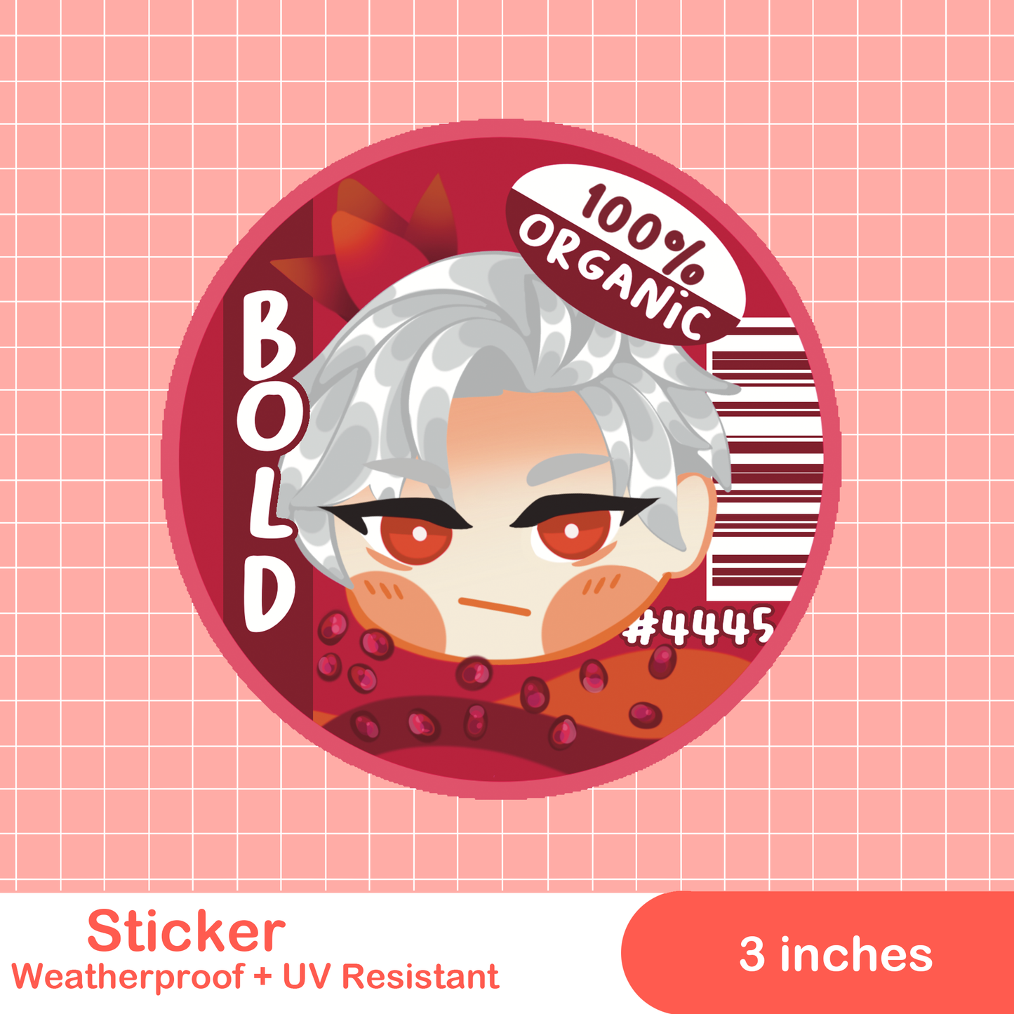 LADS Fruit Stickers
