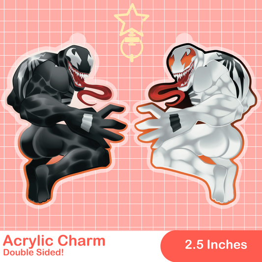 Marvel Rivals Venom Acrylic Charm