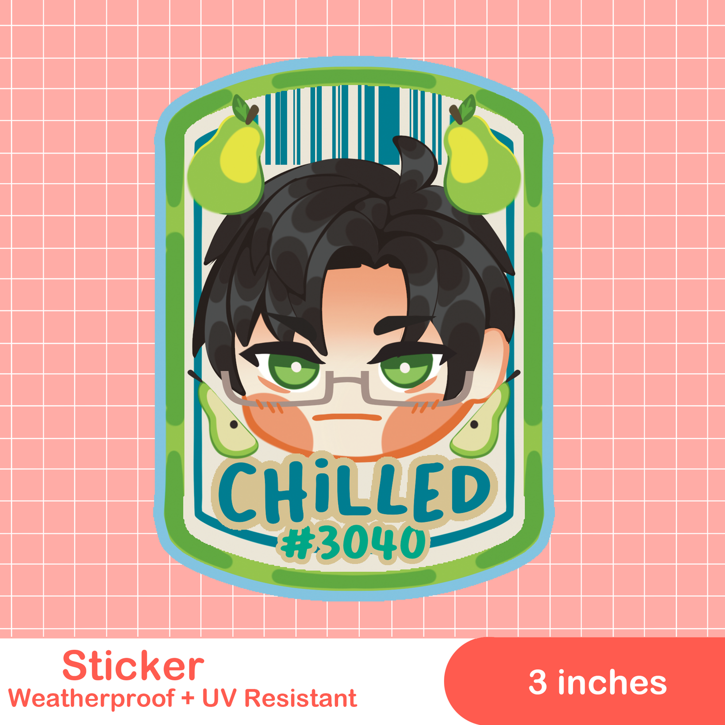 LADS Fruit Stickers